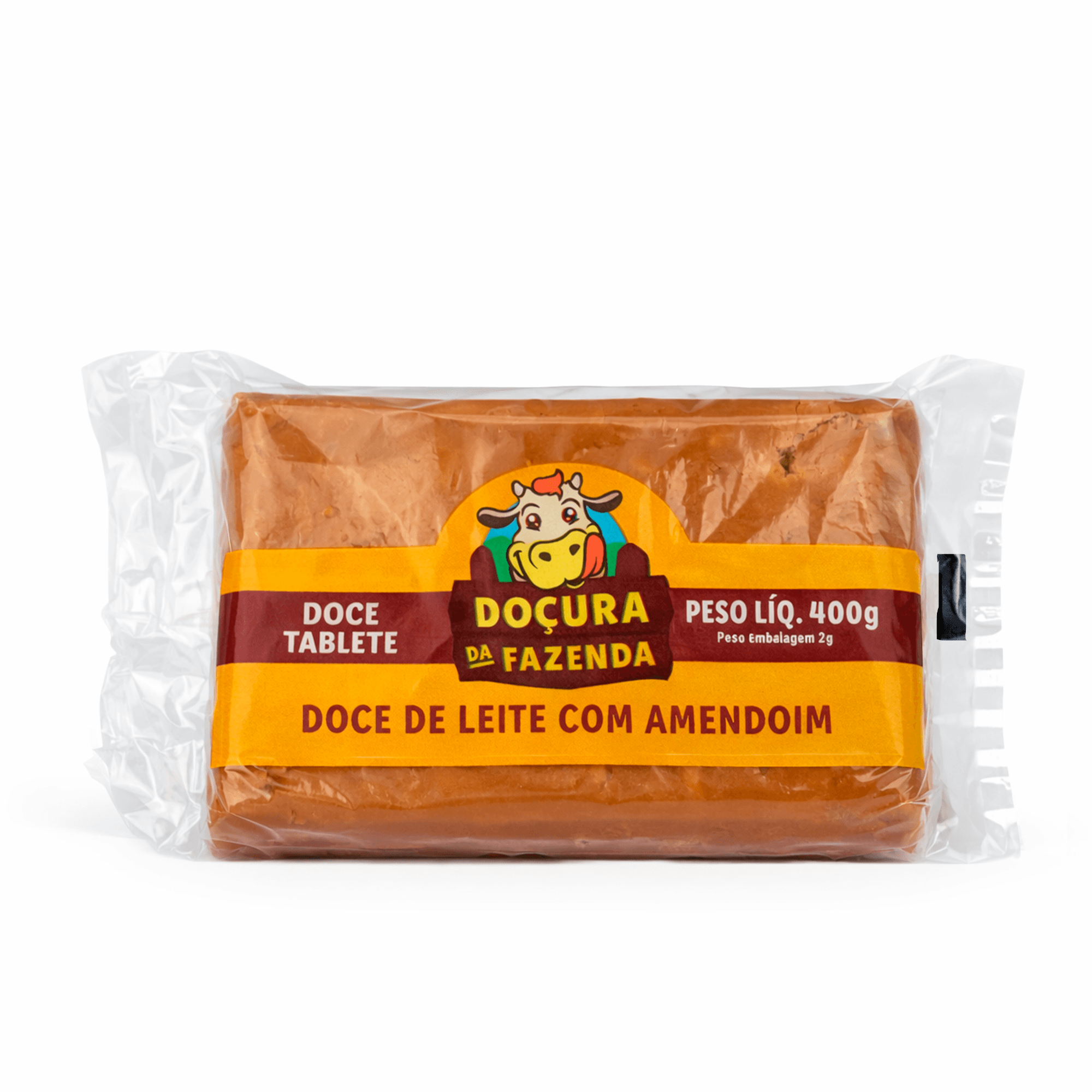 Doce de Leite com Amendoim - Barra 400g