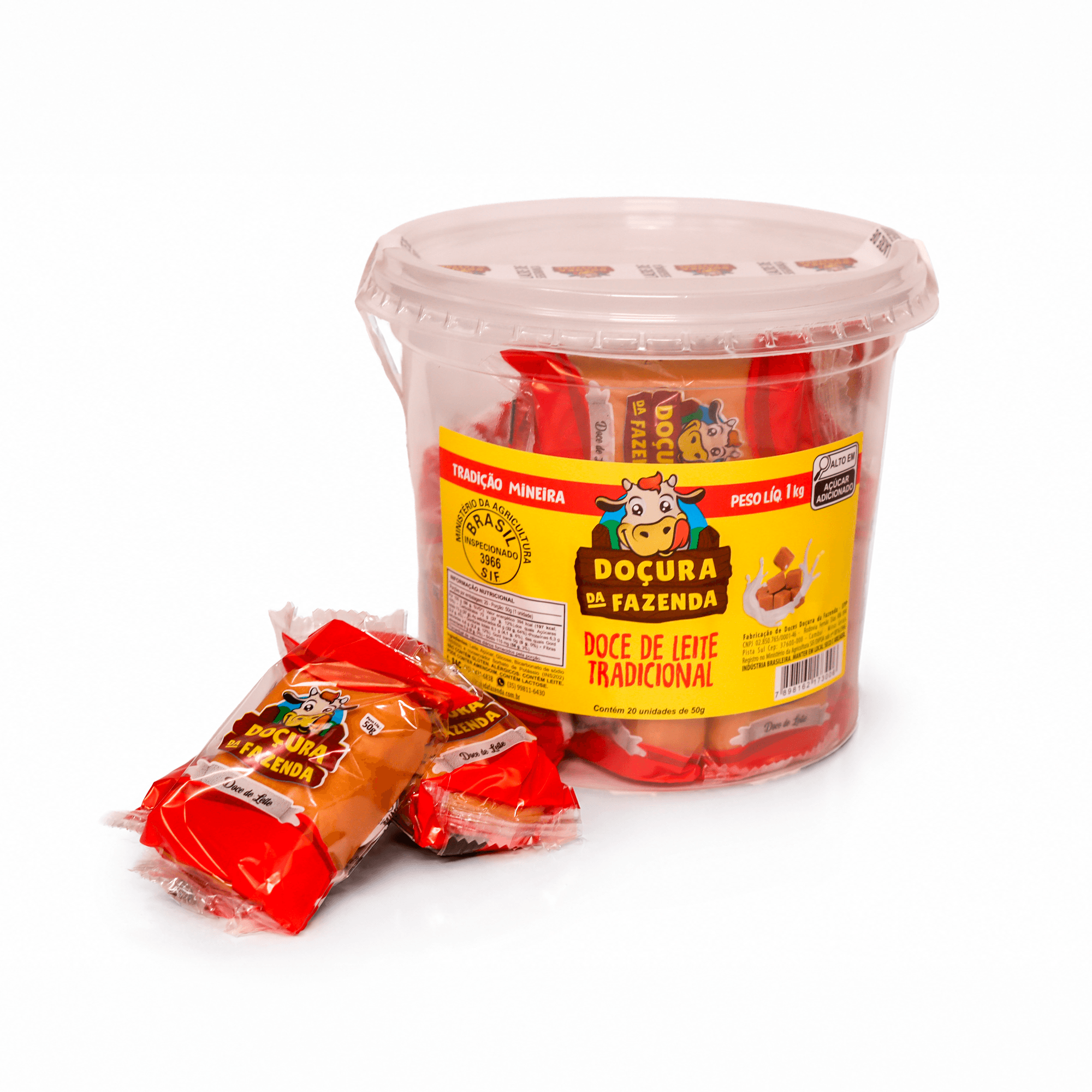DOCE DE LEITE TRADICIONAL EM POTE 50g