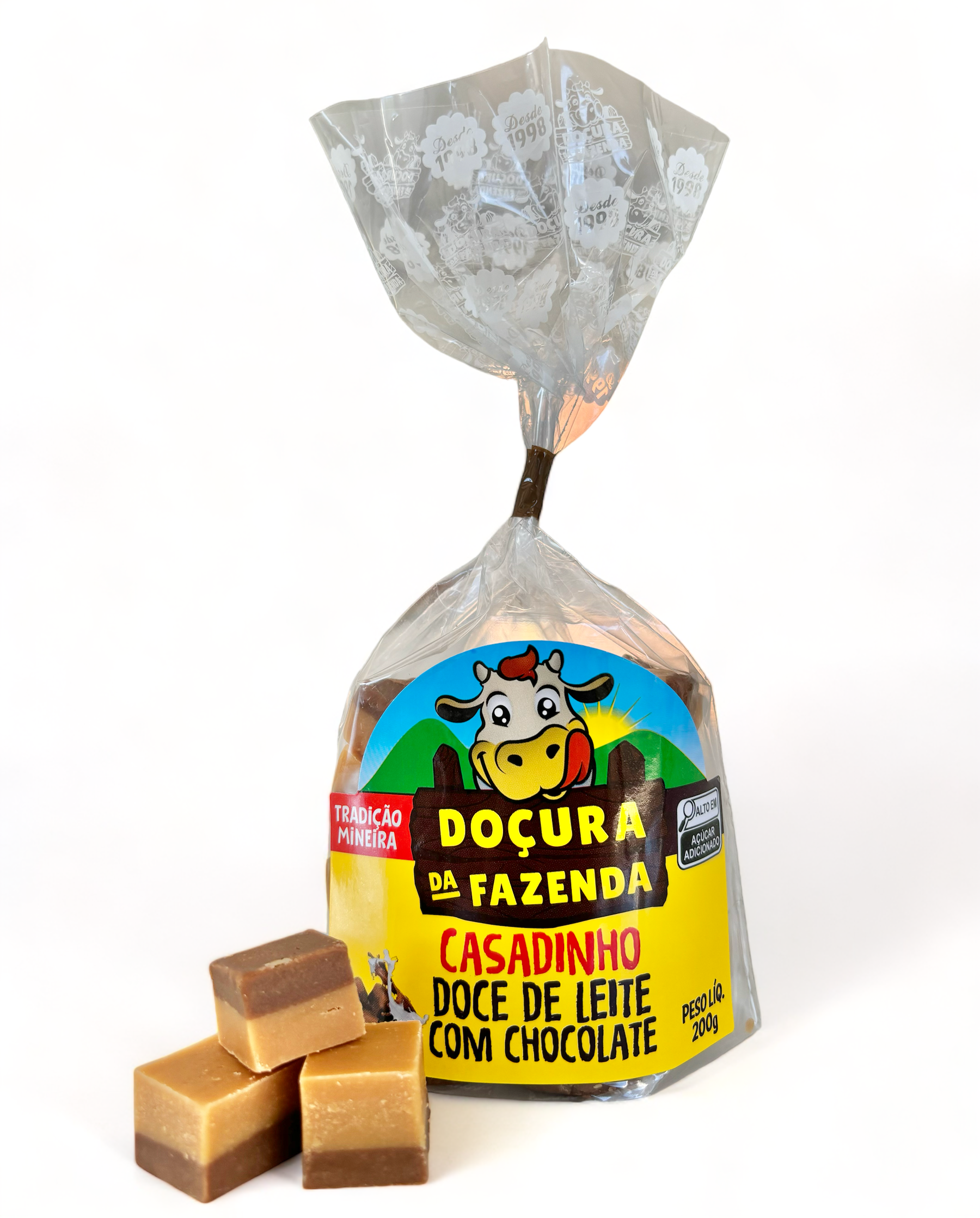 Casadinho de Doce de Leite com Chocolate - Saquinho 200g