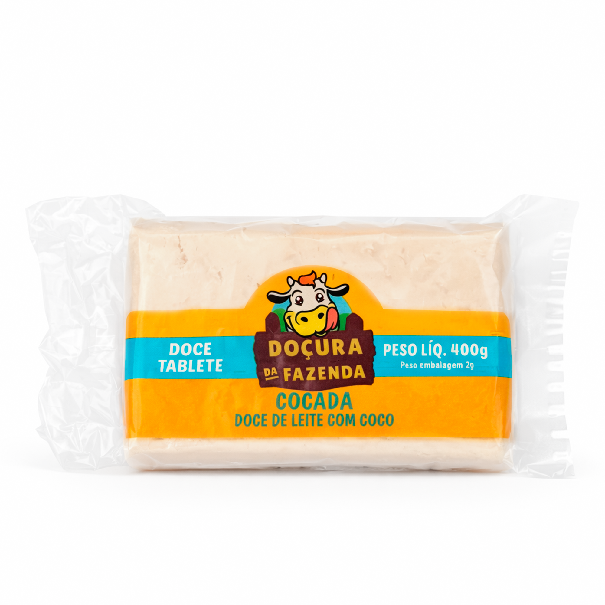 Cocada - Doce de Leite com Coco - Barra 400g