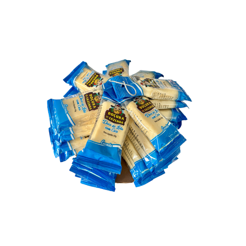 COCADA - DOCE DE LEITE COM COCO - ESPETO 40 un. de 65g