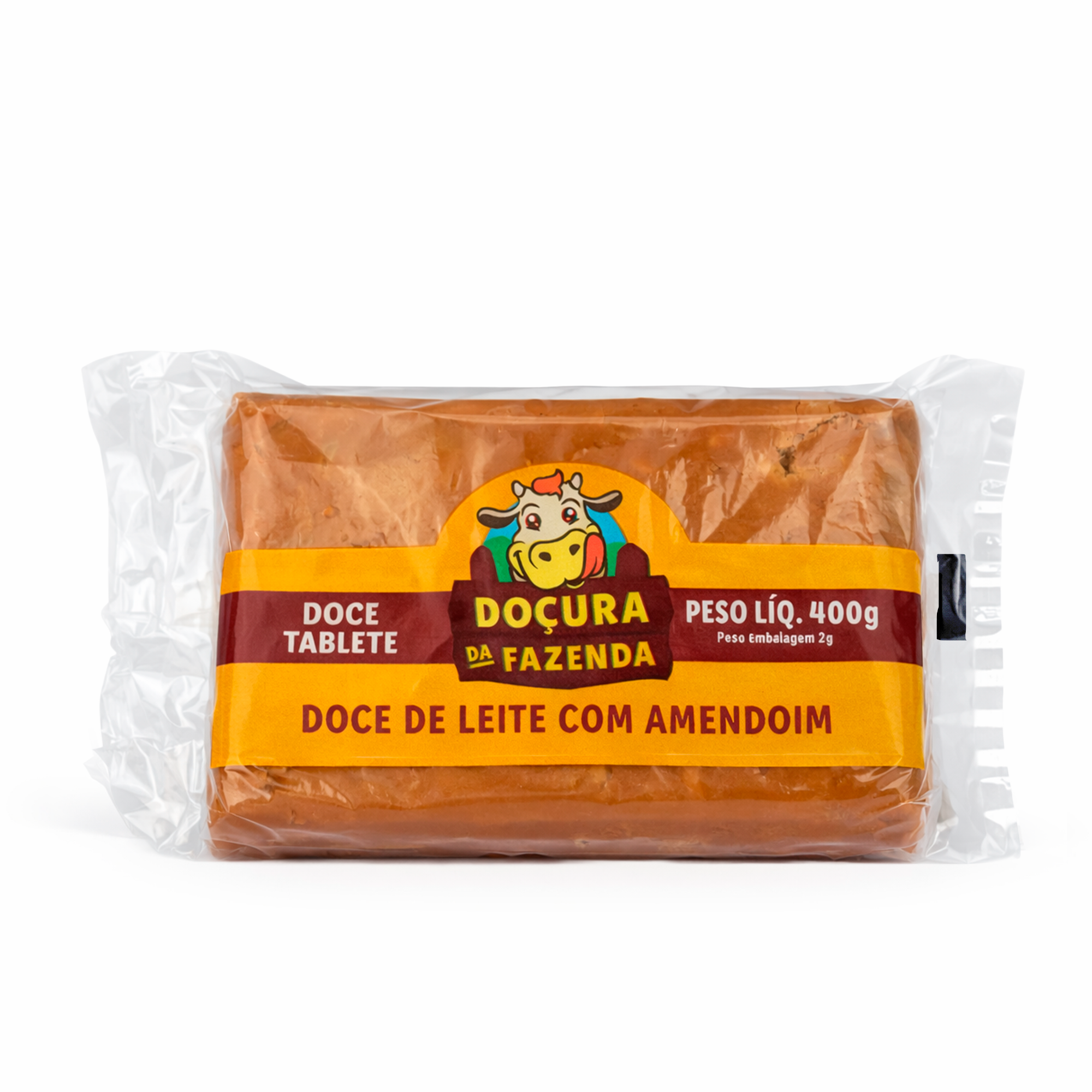 Doce de Leite com Amendoim - Barra 400g