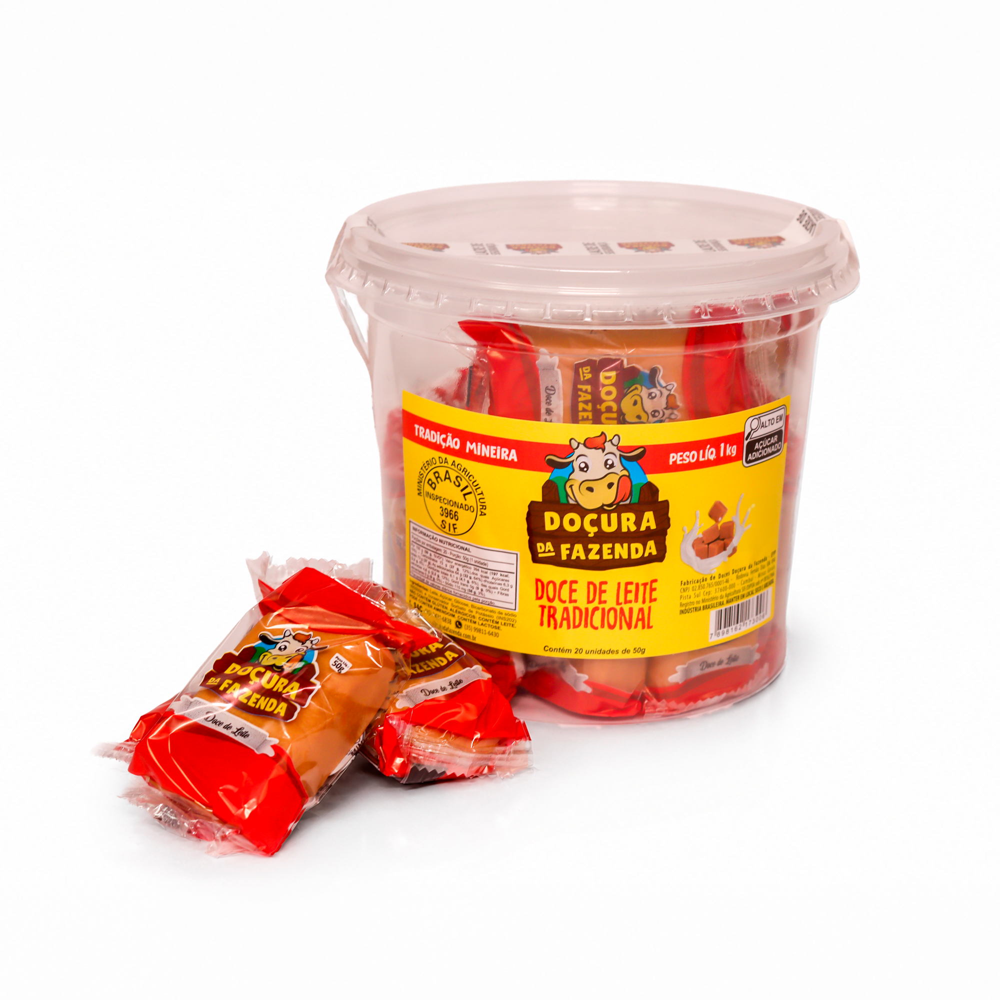 DOCE DE LEITE TRADICIONAL EM POTE 50g